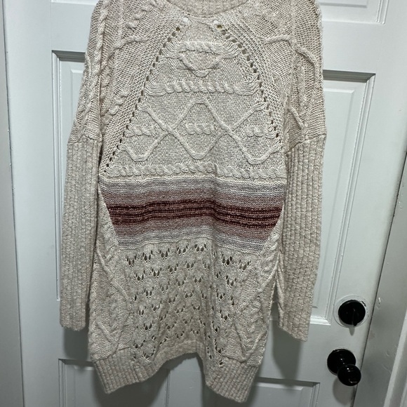 Anthropologie PILCRO Jemma Cable Knit Open Cardigan Sweater, Size XS S Small - Picture 7 of 8